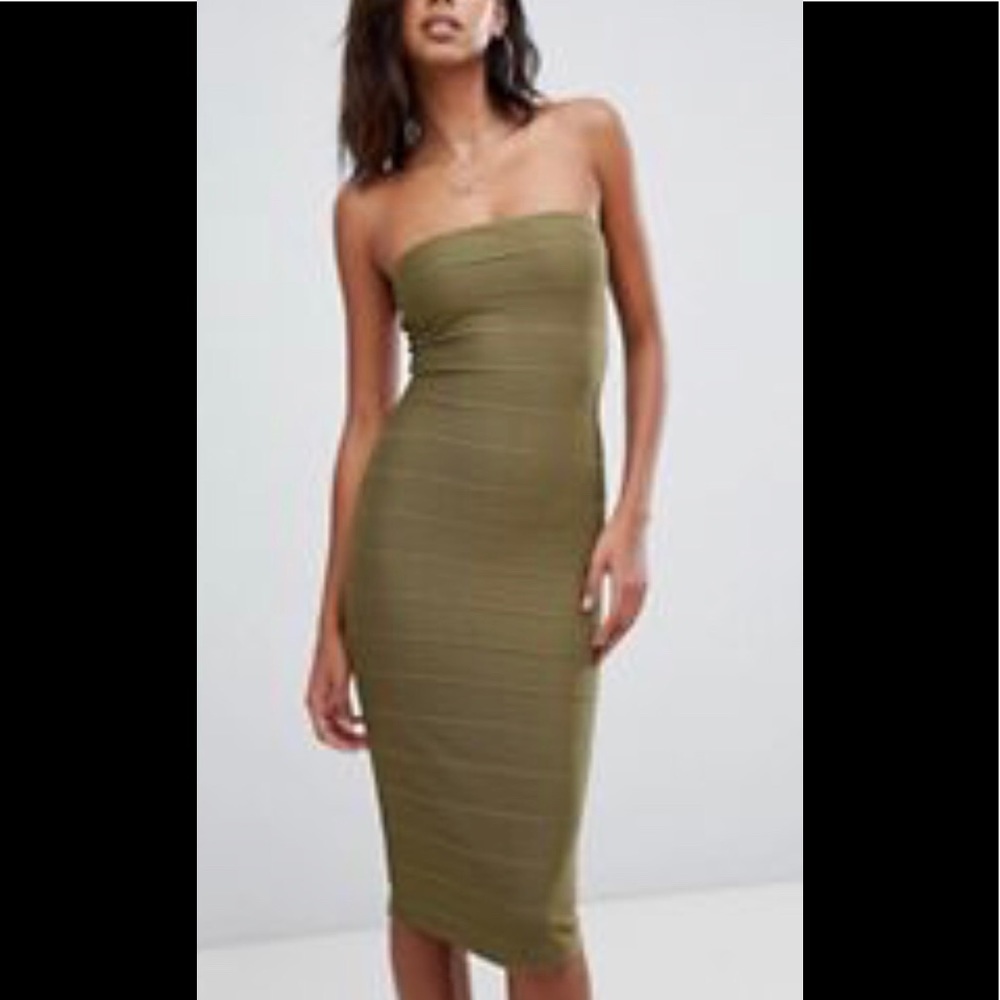 Sale Today...Bandeau Midi Bandage Dress. Was $80..